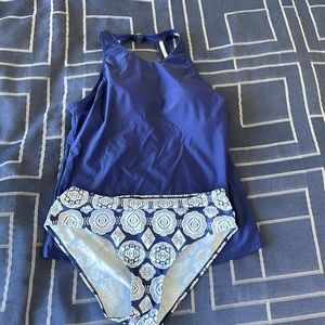 Tankini with bottoms